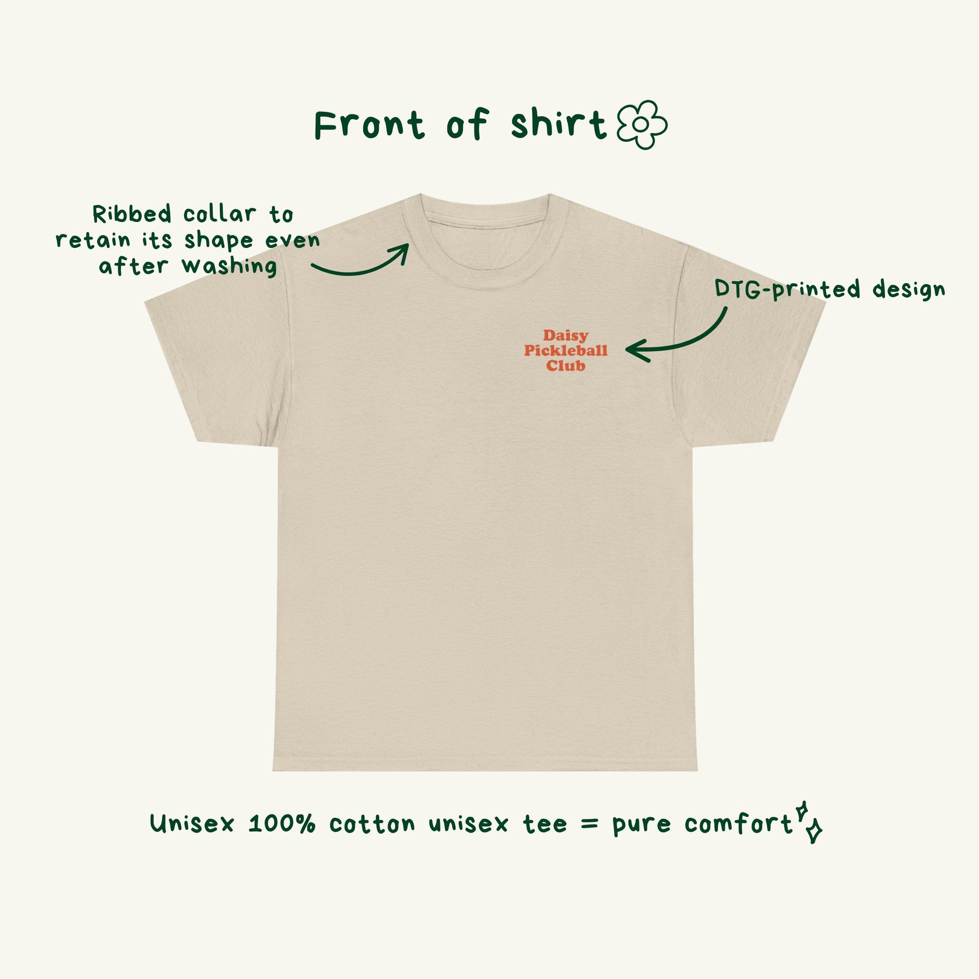 Daisy Pickleball Club Unisex Tee