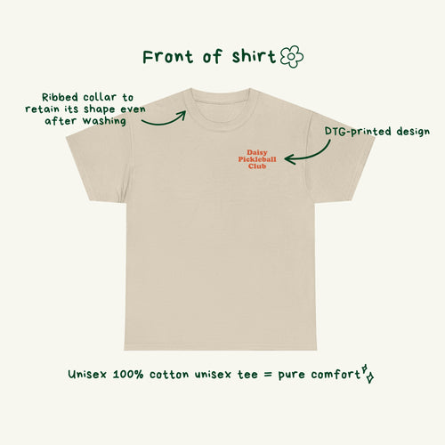Daisy Pickleball Club Unisex Tee