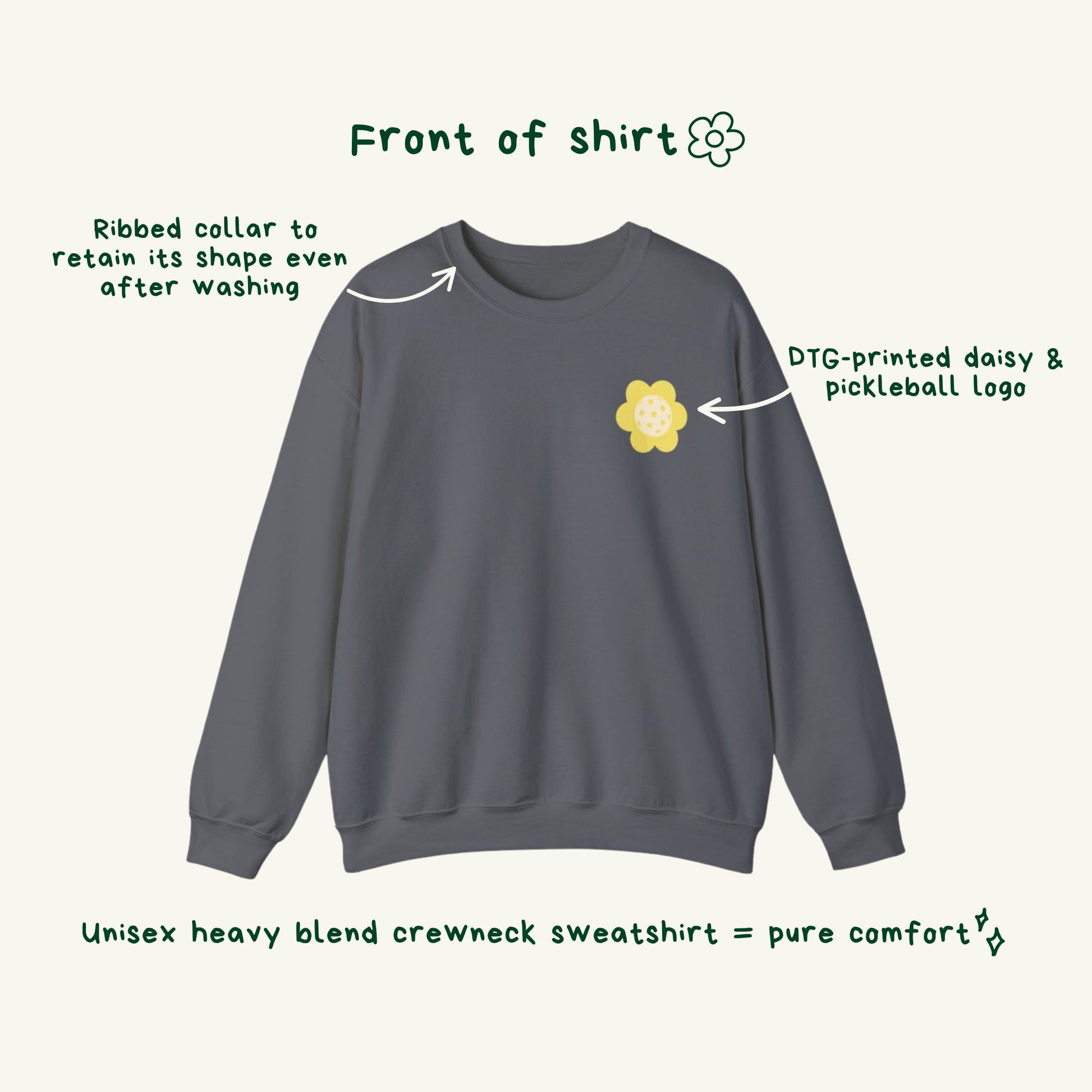 Daisy Pickleball Club Sweatshirt
