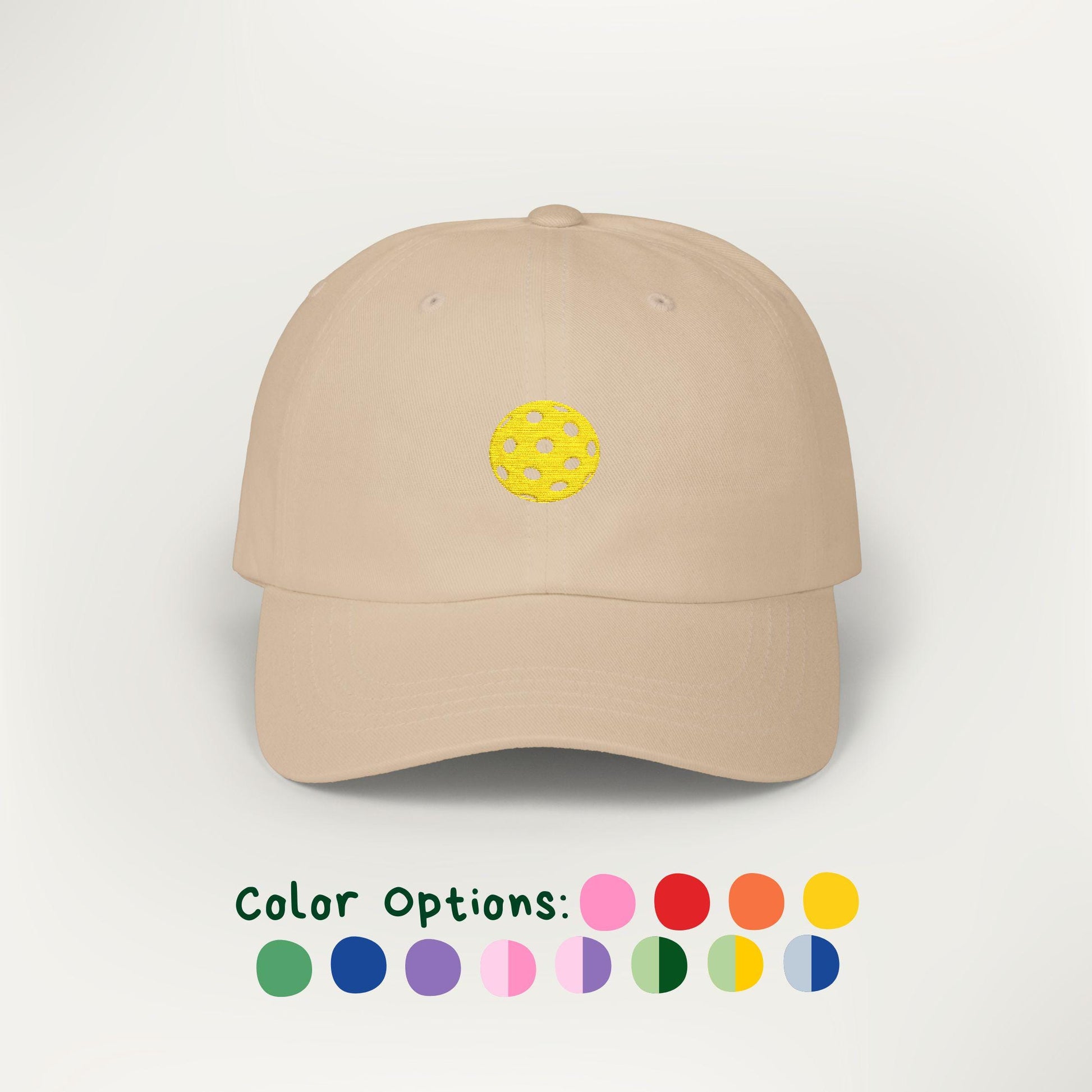 Pickleball Embroidered Dad Hat