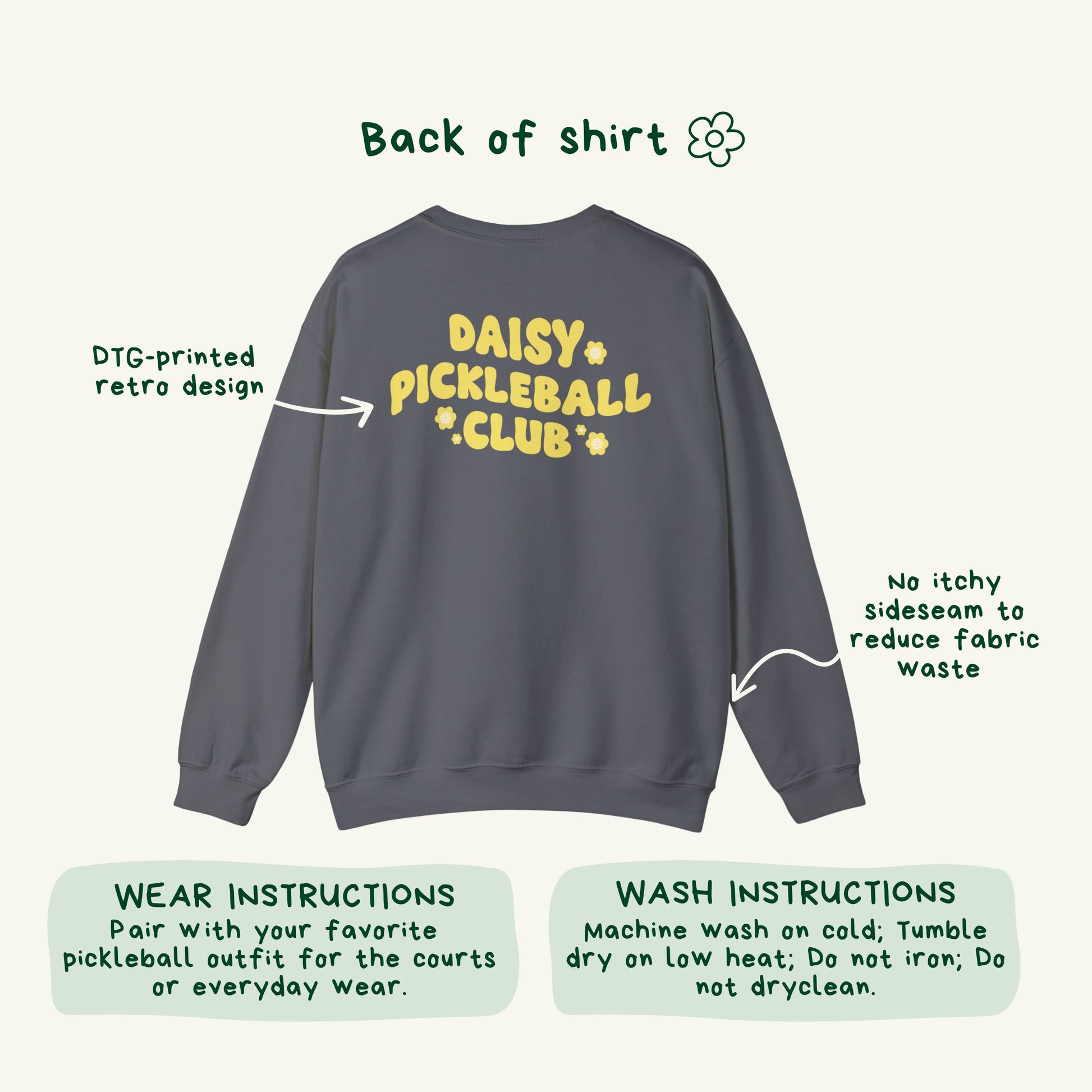 Daisy Pickleball Club Sweatshirt