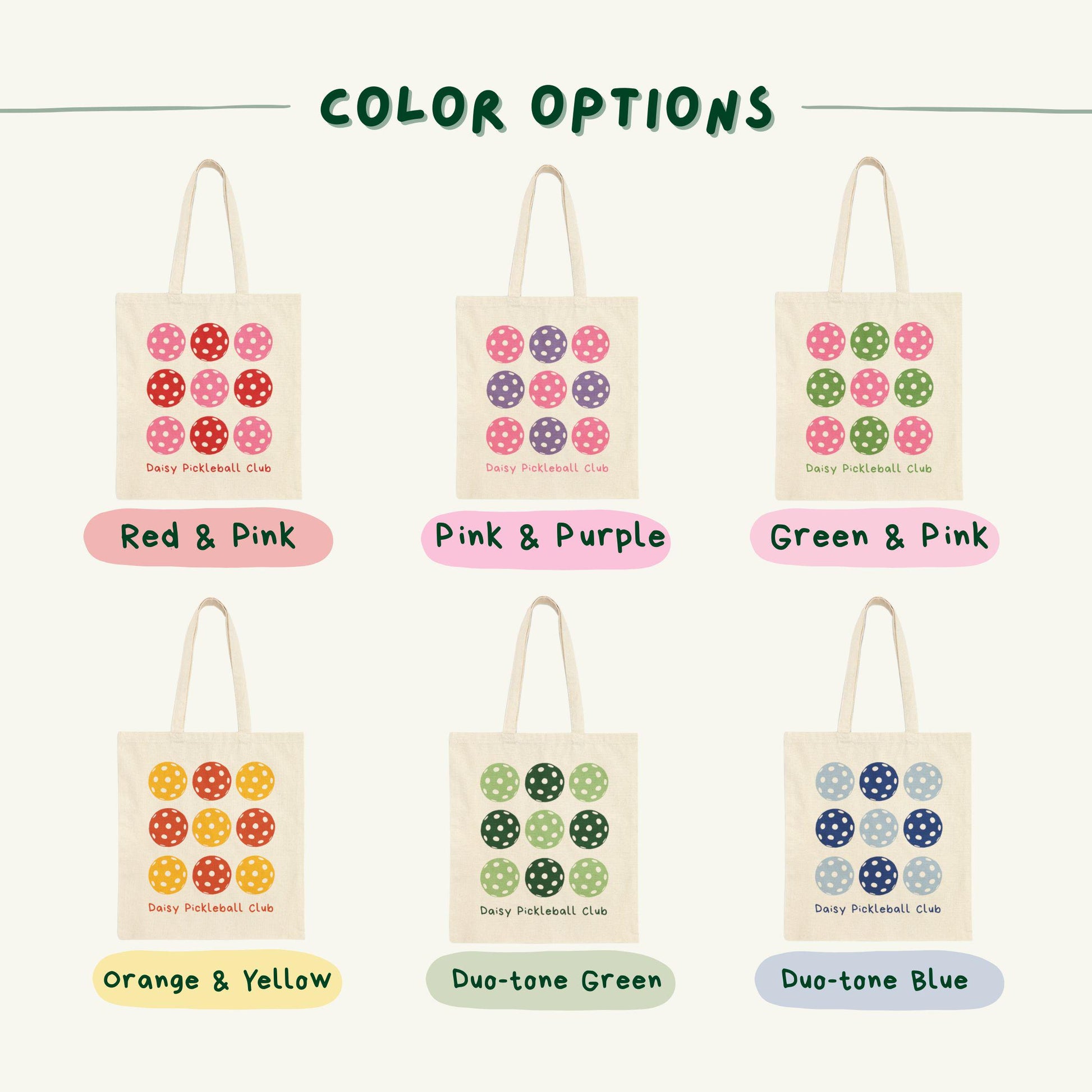 Pickleball Tote Bag