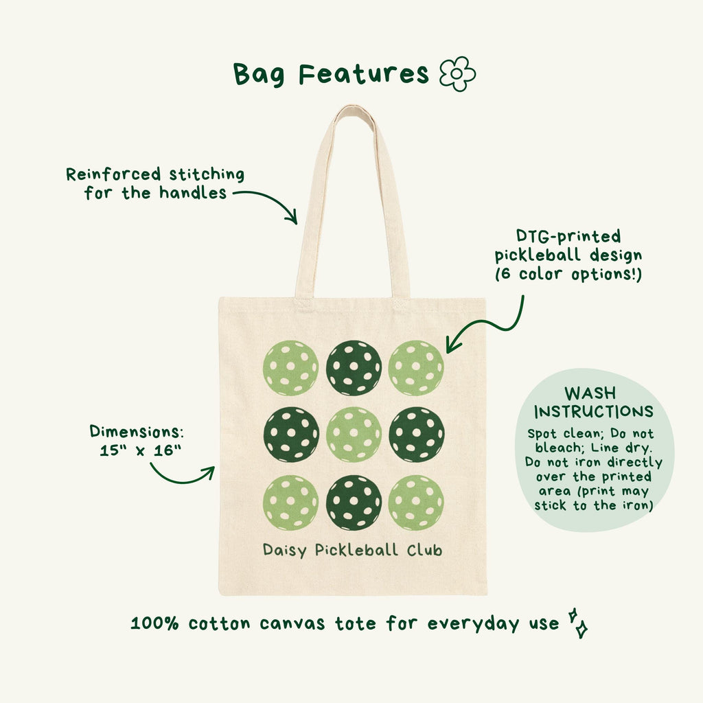 Pickleball Tote Bag