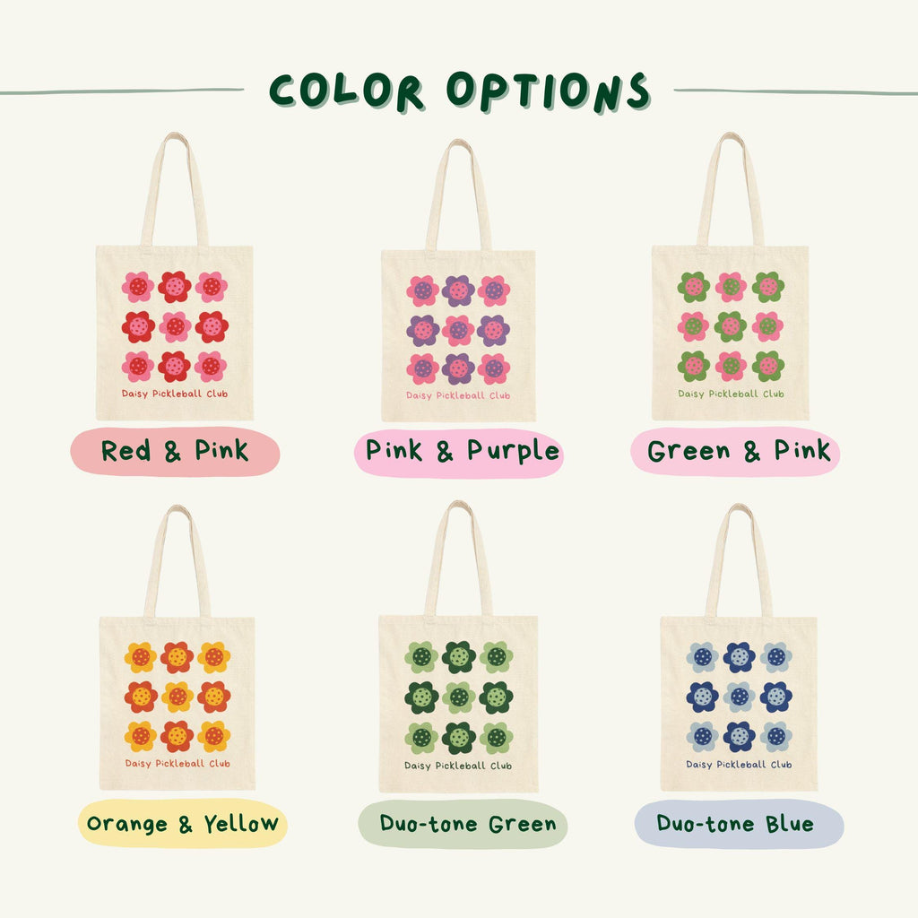 Daisy Pickleball Club Tote Bag